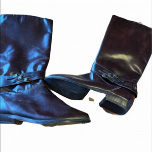 Vintage  rare leather boots made in canada size 91/2